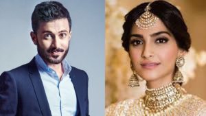 Anand Ahuja  with Wife Sonam Kapoor