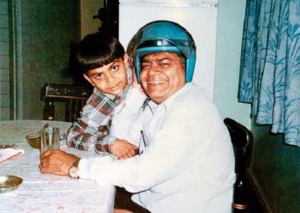 Father Prem Kohli with his son virat kohli
