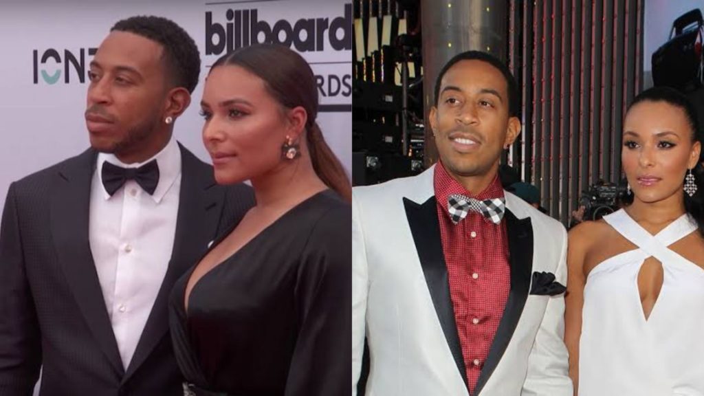 Ludacris with wife Eudoxie Mbouguiengue