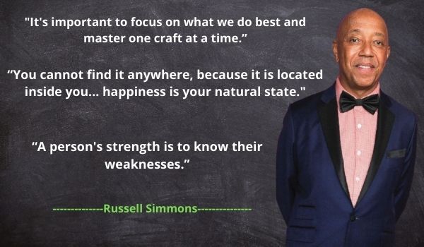 Russell Simmons' best Memorable Quotes