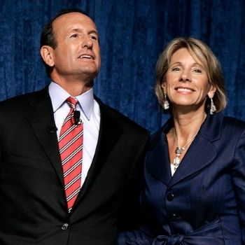 Who is Betsy DeVos married to?