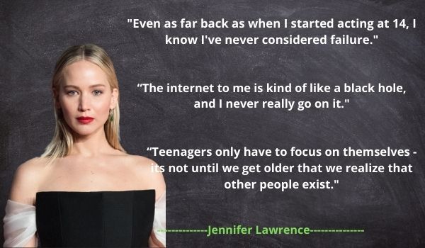 Jennifer Lawrence's Quotes and Sayings