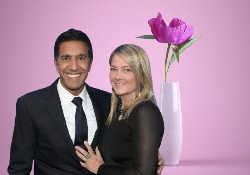 Sanjay Gupta has been married to Rebecca Olson since 2004. They have three child together.