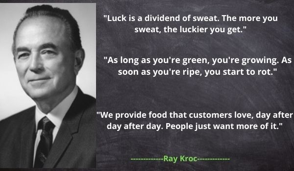 Ray Kroc’s top Quotes and sayings