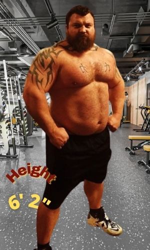 Eddie Hall's Height - How tall is he?